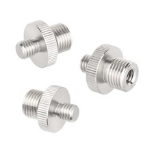 3Pcs CAMVATE M8 1.25mm Male to 1/2"-20 Male  1/4"-20 Female Thread Adapter