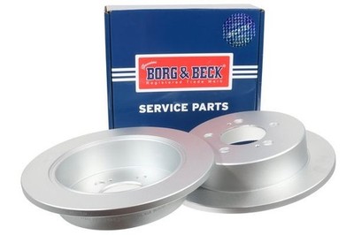 2x Rear Solid Brake Discs For Kg Mobility Ssangyong Musso Musso Grand 324mm
