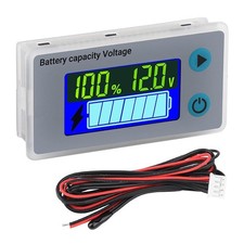 Battery Capacity Tester with LCD Display for 10 100V Lithium Batteries