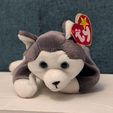 TY Beanie Baby NANOOK Husky Dog 1996  MWMT Mint Tags  Fareham Hants Star