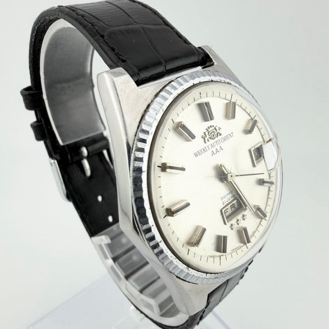 Orient Weekly AAA Silver Automatic Men's Watch 21… - image 3