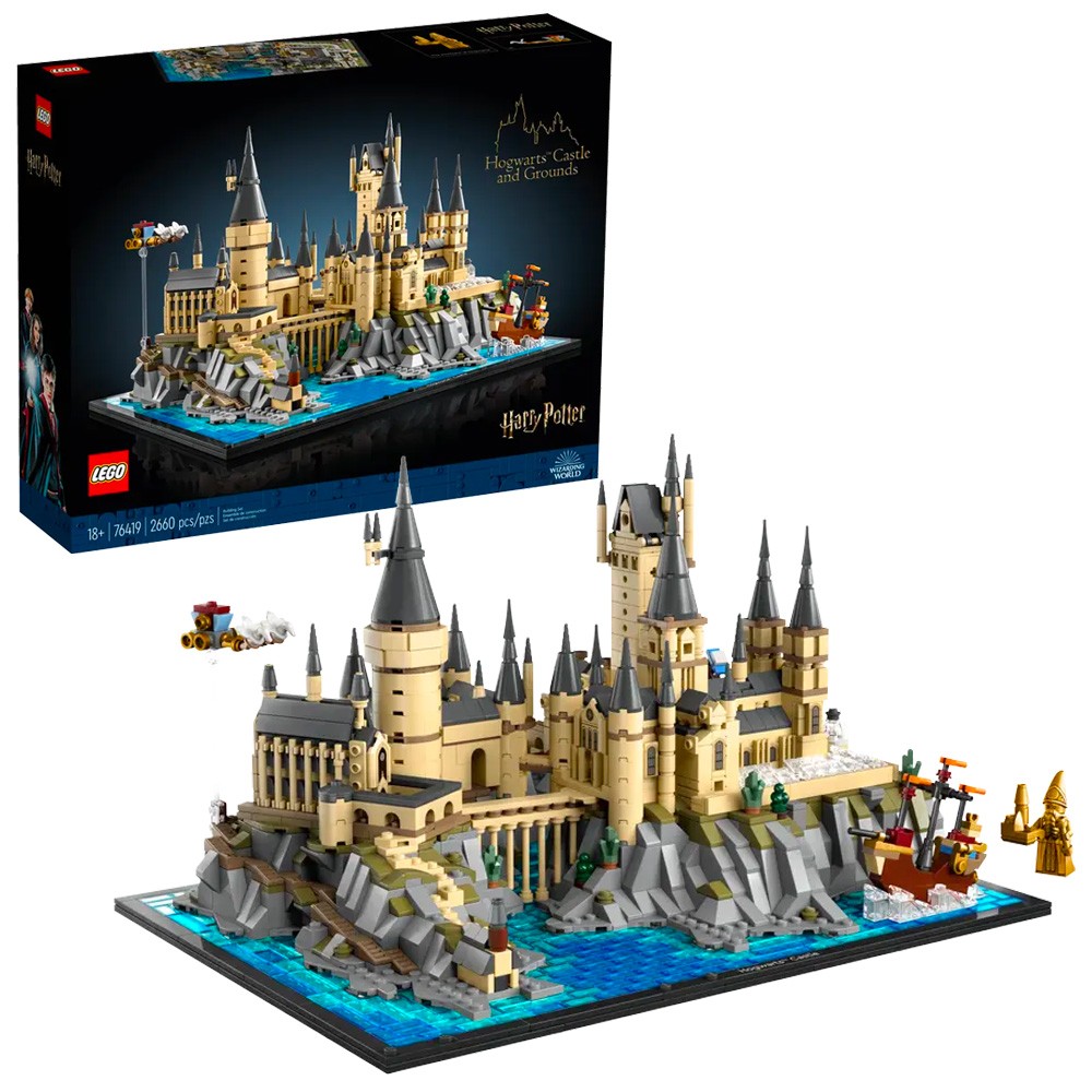 Lego Black Harry Potter Hogwarts Castle And Grounds 76419 - Image 2