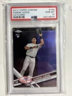 2017 Topps Chrome #169 Aaron Judge Catching Yankees RC Rookie || PSA 10