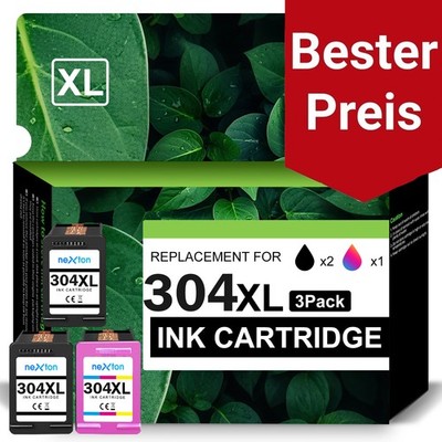 3x 304XL PATRONEN für HP DESKJET 2620 2630 3760 3730 3750 HP Envy 5000 5010 5030
