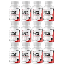 Natural Glyco Glycogen Healthy Blood Sugar Support Supplement  - 12 Bottles