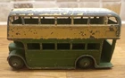 Vintage Dinky Toys Meccano Double Decker Bus Green & Cream Colour
