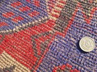 Rare Hand Knotted Vintage Afghan Taimani Balouch Wool Area Rug 4.4 x 2.10 Ft — photo 8