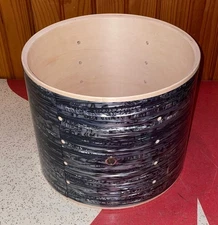 Pearl Vision SST Birch 10" Rack Tom Drum Shell - Blue Oyster Pearl