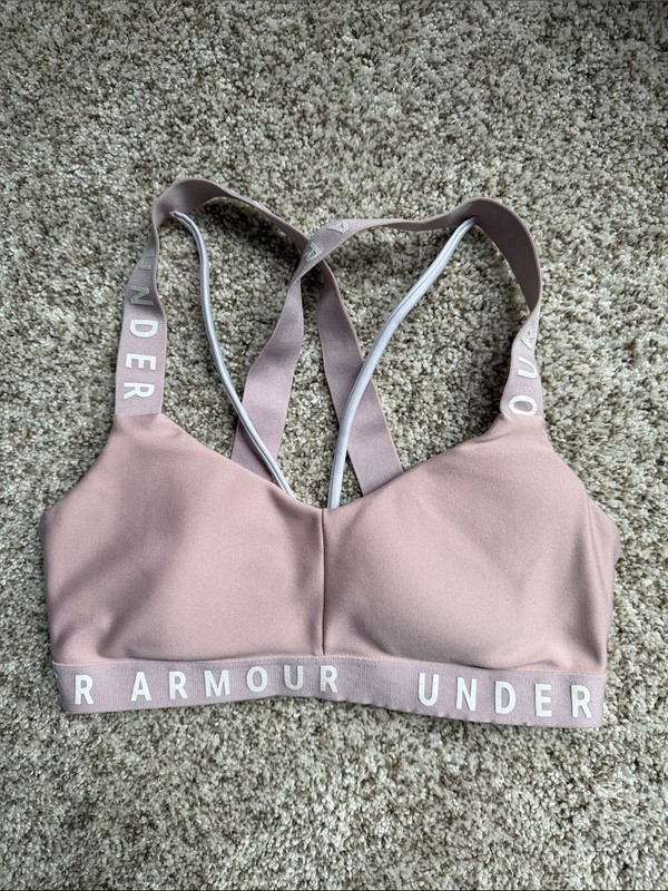 UNDER ARMOUR Pink Crossback Sports Bra