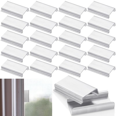 40 Pcs Window Screen Pull Tabs Window Screen Spline Channel Pull Lift Tabs Al...