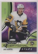 2021 Upper Deck Synergy Exceptional Stars Green 61/99 Jake Guentzel #ES-GU 0tc2