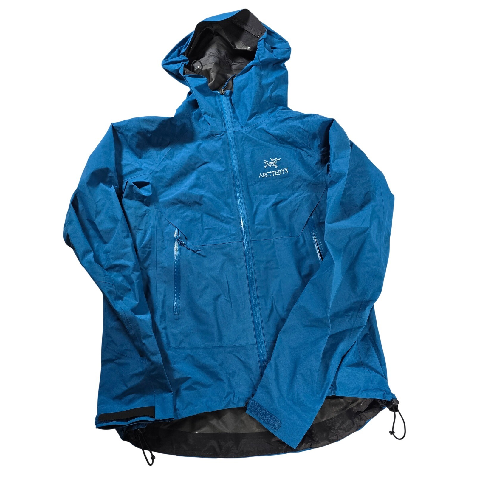 Chaqueta Arcteryx Beta SL Gore Tex azul para mujer XS impermeable con capucha
