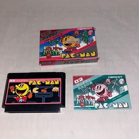 Pac-Man Famicom/Namco Classic Game with Manual Used Rare
