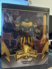 Mighty Morphin Power Rangers Megazord ULTIMATES   Black and Gold  by Super 7 New
