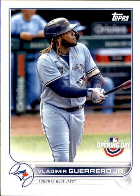 2022 Topps Opening Day #220 Vladimir Guerrero Jr. Toronto Blue Jays Baseball