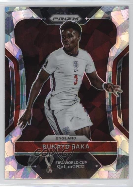 2022 Panini Prizm World Cup Qatar Ice Prizm Bukayo Saka #84 2s2