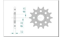 Ritzel Antriebsritzel 15-ZäHne 520-Teilung FüR Suzuki GSX-R 750 Bj. 1998-2018