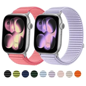 Apple Watch Sport Loop Band Nylon Strap 38-49mm Series 3–11 Ultra SE