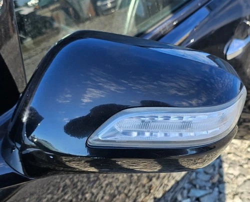 2007-2010 Acura MDX Door Mirror Driver Side Black OEM Painted Power Turn Signal
