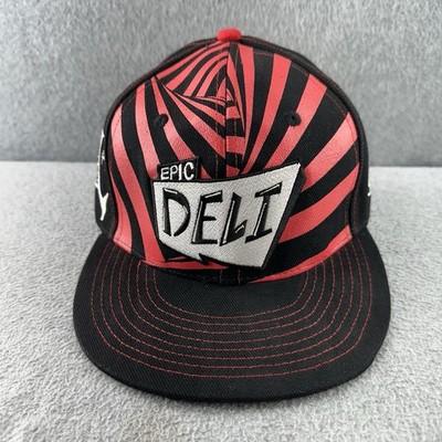 Grassroots California Hat 420 Black Limited Edition Epic Deli 710 Fitted Size 7