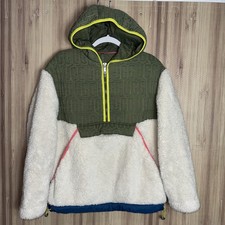 UGG Hoodie Womens Extra Small Iggy Sherpa Cozy Fleece Half Zip Pullover RTW