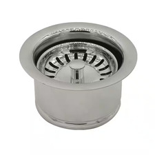 3-1/2 In. Extra-Deep Collar Kitchen Sink Waste Disposal Flange Strainer Stoppe