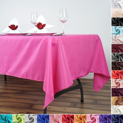 6 pcs Wholesale Lot 60x102 RECTANGLE POLYESTER TABLECLOTHS Wedding Decorations