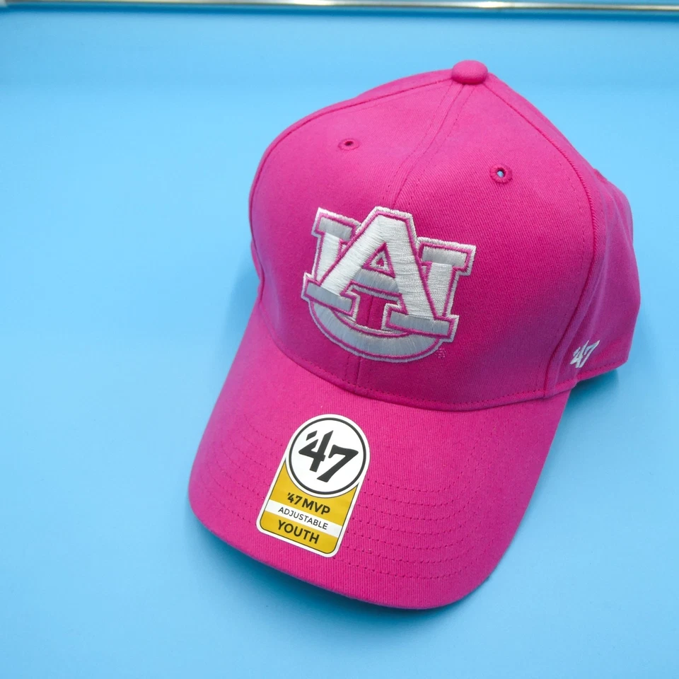 '47 Marca Castaño Rojizo Tigres Juvenil Sombrero Niñas Rosa Correa Ajustable Gorra Universidad Nuevo Foto 2 de 4