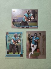 Travis Etienne RC Lot x3 2021 Donruss Clearly Rated Rookie, Select, Playoff Jags