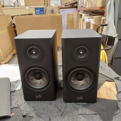 Polk R100 BLACK Reserve R100 Bookshelf Speakers - Black