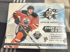 2018-19 Upper Deck SPx Hockey Hobby Box Sealed 