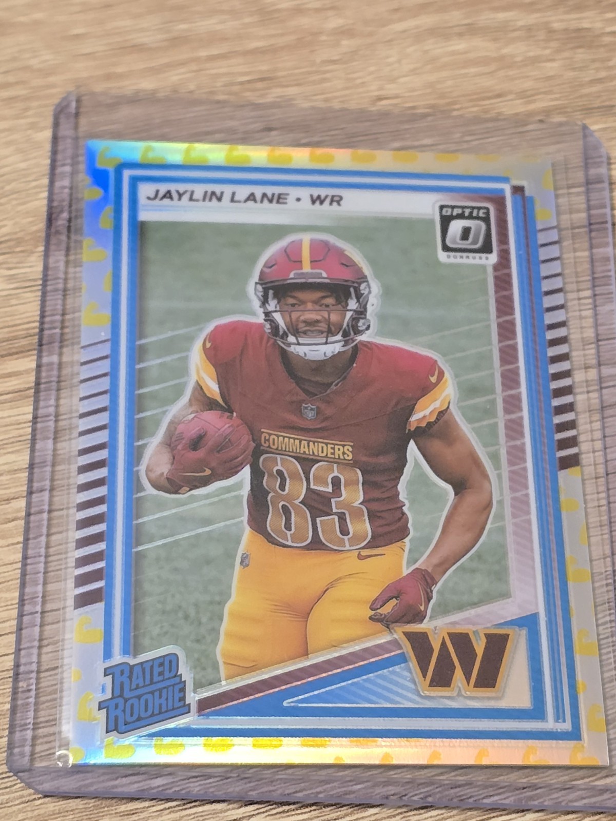 2025 Panini Donruss Optic - Rated Rookie Jaylin Lane #249 Flex Prizm /199 (RC)