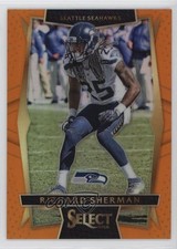 2016 Panini Select Concourse Orange Prizm /49 Richard Sherman #99 15xk