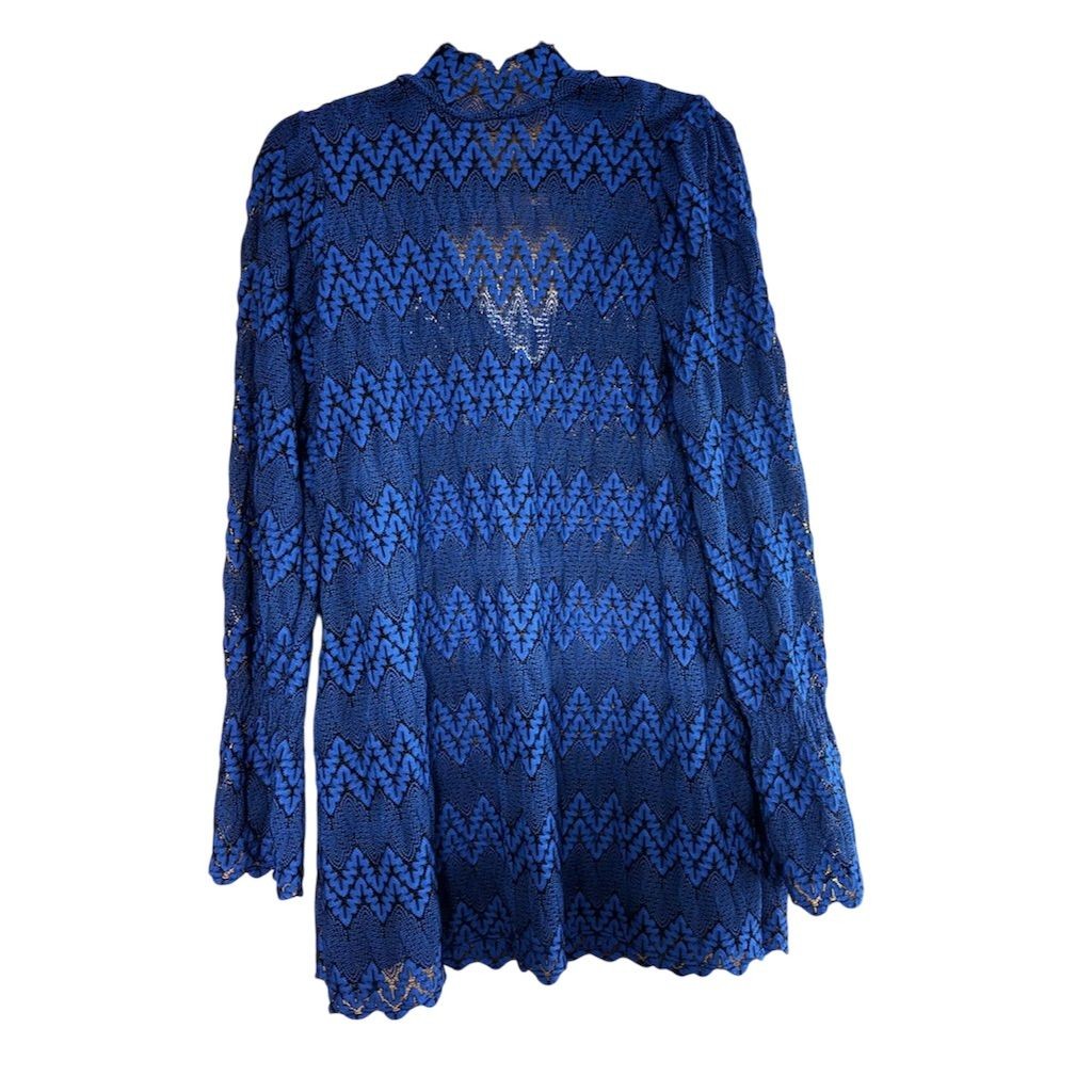 blue crochet lace dress Sweet Devotion Crochet Lace Dress in Navy