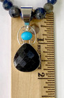 HSN Jay King Sterling Silver Sapphire and Turquoise Pendant with 18" Necklace — photo 7