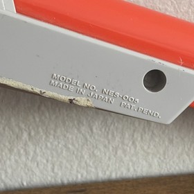 Nintendo Entertainment System NES Zapper 1985 NES-005 Orange Light Gun Works
