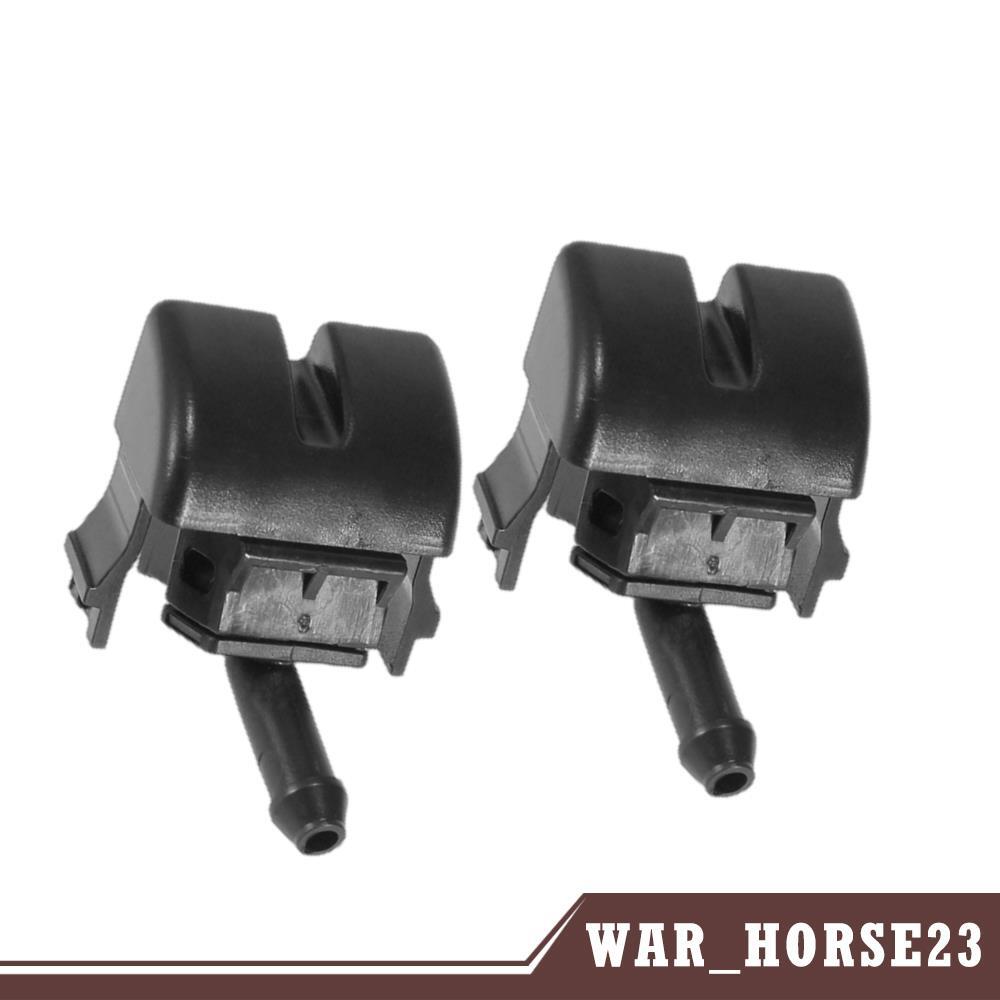 2X 61668374368 For BMW E46 3 Serie Front Windshield Washer Nozzles
