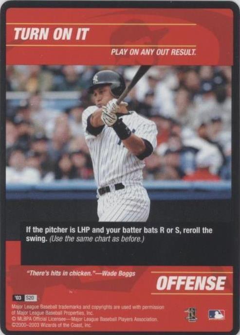 2003 MLB Showdown - Derek Jeter #S20 - 1 of 1
