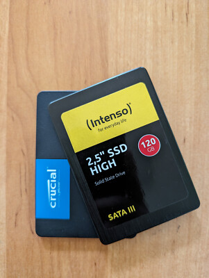 Gebrauchte 120GB SSDs von verschiedenen Hersteller
