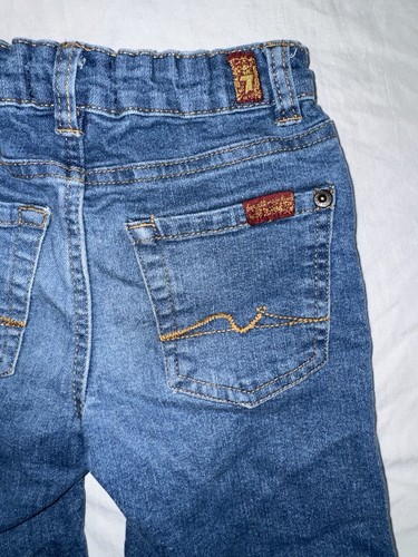 7 For All Mankind Jean Shorts Kids Size 4T - Picture 5 of 7