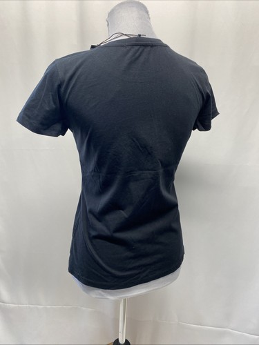 Romeo & Juliet Couture Women’s Small Black Embroidered Floral TShirt - Picture 8 of 13