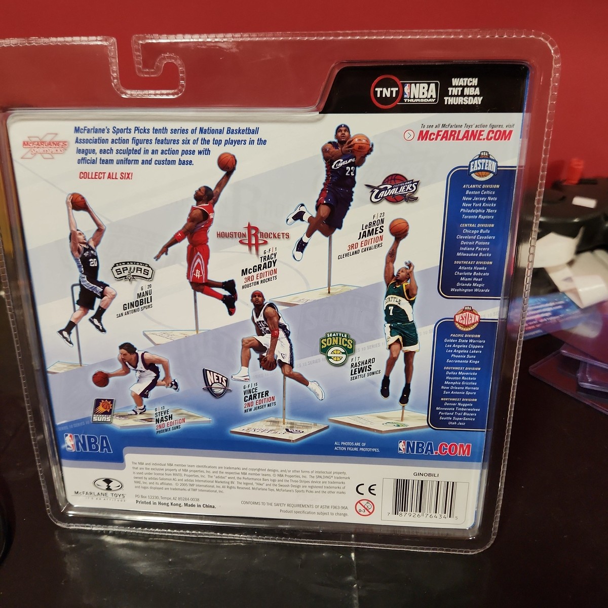 McFarlane MANU GINOBILI - NBA San Antonio Spurs - *White