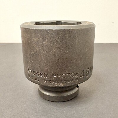 Proto 46MM Impact Socket, 3/4'' Drive, 6 Point, Hex Drive - Part # 07546M