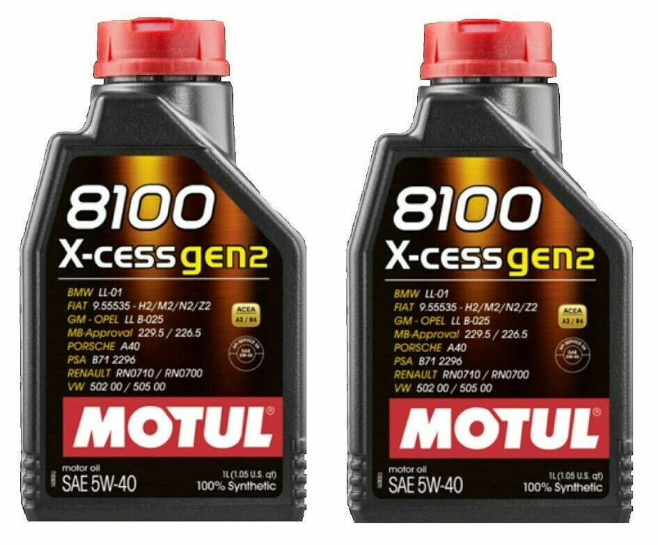 Motul 8100 X-CESS GEN2 5W40 1L Fully Synthetic Engine Motor Oil
