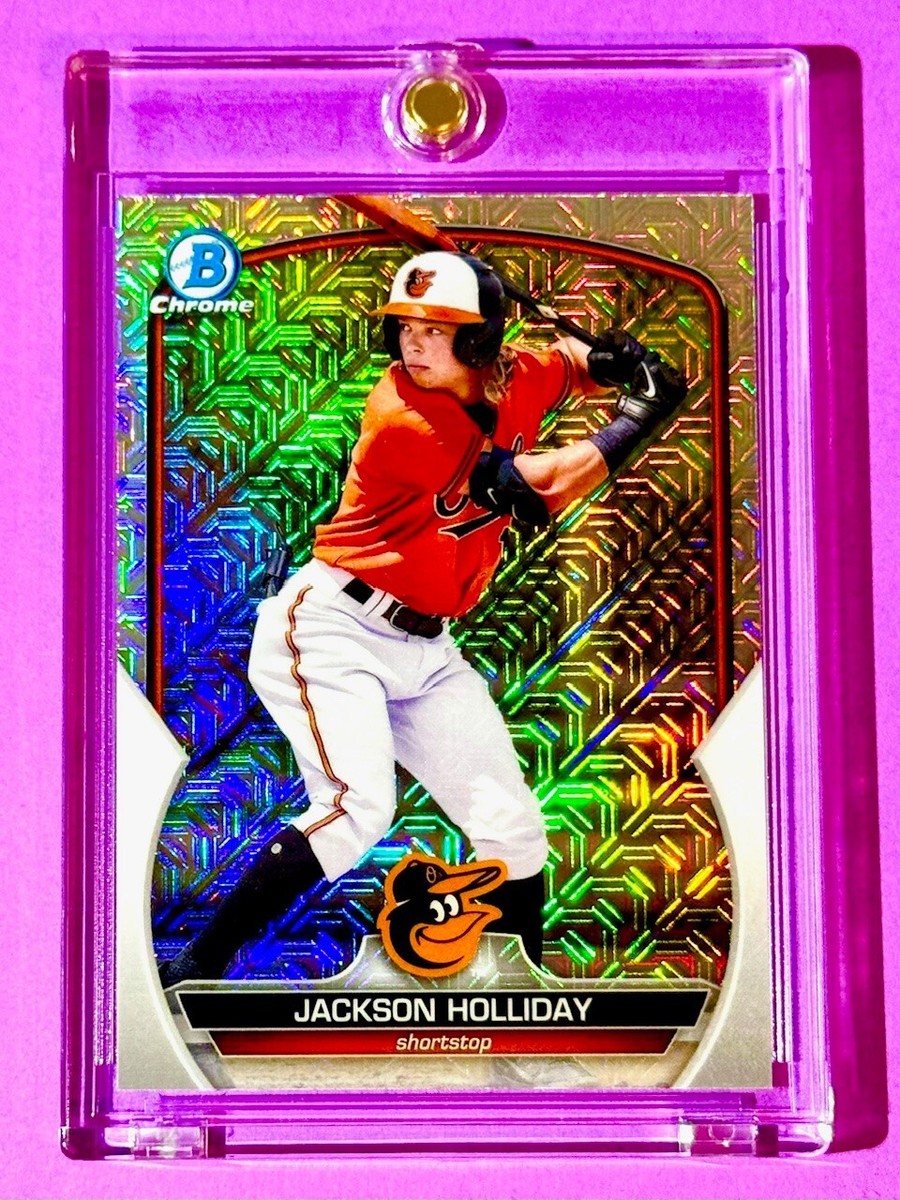 Jackson Holliday RARE BOWMAN CHROME SILVER MOJO REFRACTOR