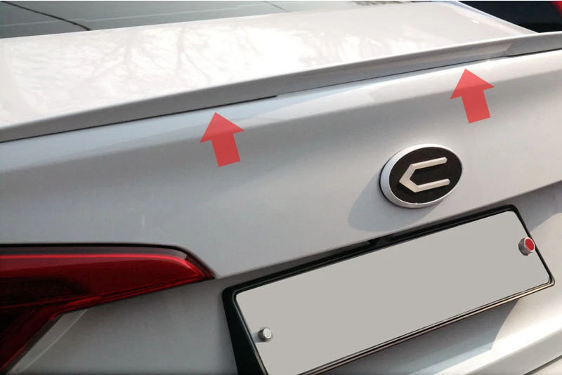 Alerón trasero rojo Remington pintado RER 1p para Hyundai LF Sonata 2015 Foto 3 de 4