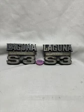 1974 Chevrolet Laguna S3 Emblem Ornament Chevy Trim Ornament Badge Molding Pair