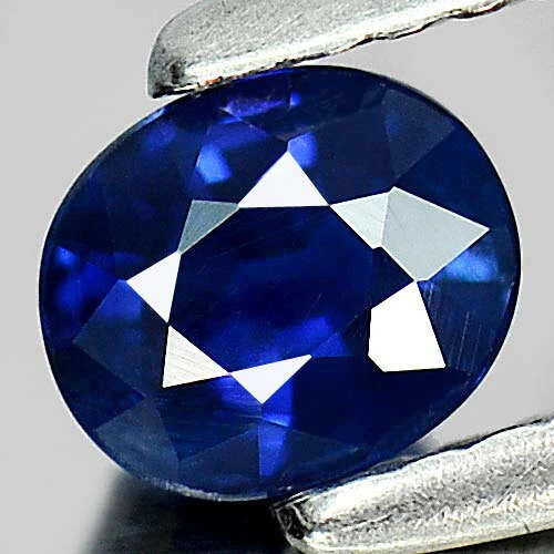 Blue Sapphire 0.58 Ct. Oval 5.2 x 4.4 Mm. Natural Gemstone Thailand Heated Only - Image 2 of 4