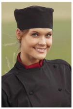 Beanie Chef Hat, Black, Cotton Blend - 159