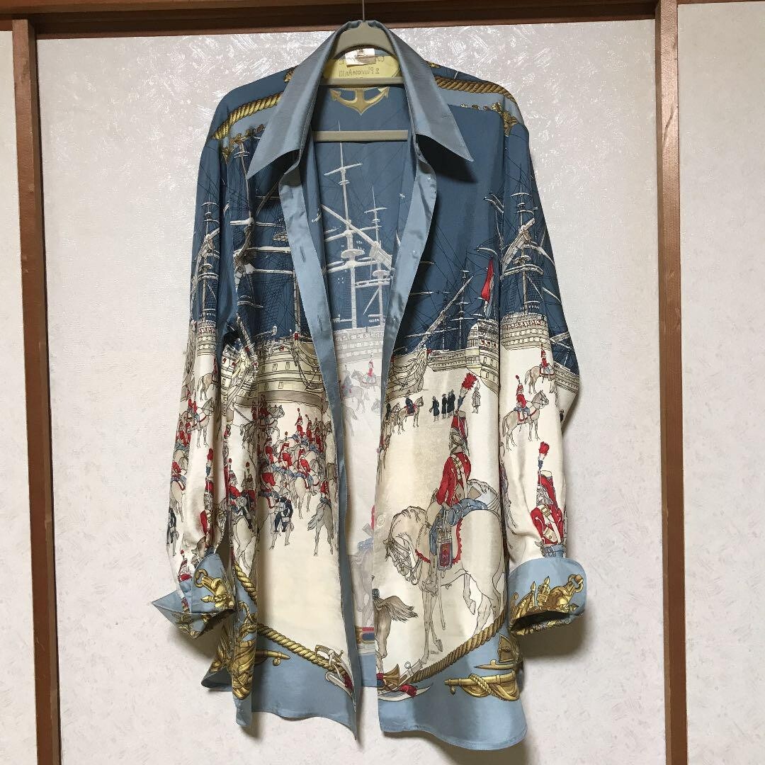 Vintage Hermes チェック シャツ old ビンテージ エルメス Vintage Hermes チェック シャツ old ビンテージ エルメス